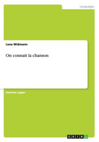 Boek On connait la chanson Lena Widmann