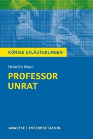 Knjiga Professor Unrat von Heinrich Mann Karla Seedorf