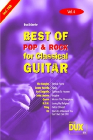 Kniha Best Of Pop & Rock for Classical Guitar Beat Scherler