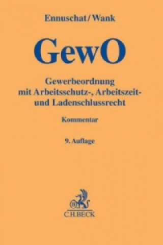 Könyv Gewerbeordnung (GewO) Rolf Wank