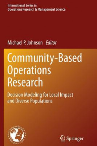 Könyv Community-Based Operations Research Michael P. Johnson