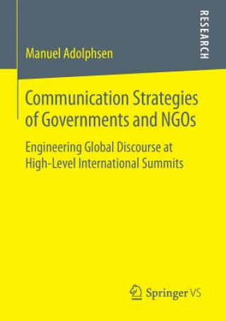 Kniha Communication Strategies of Governments and NGOs Manuel Adolphsen