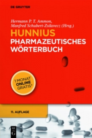 Book Hunnius Pharmazeutisches Wörterbuch Hermann P. T. Ammon