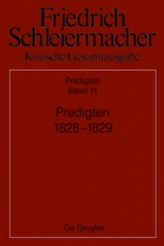 Libro Predigten 1828-1829 Friedrich D. E. Schleiermacher