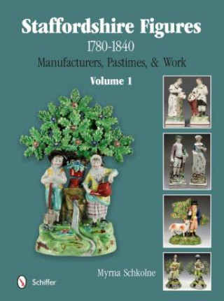 Könyv Staffordshire Figures 1780 to 1840 Vol 1: Manufacturers, Pastimes, and Work Myrna Schkolne
