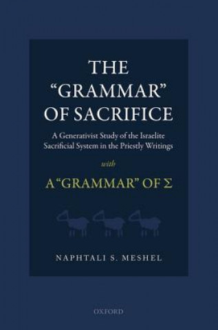 Könyv 'Grammar' of Sacrifice NaphtaliS Meshel