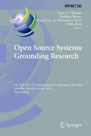 Kniha Open Source Systems: Grounding Research Scott Hissam