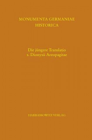 Knjiga Die jüngere Translatio s. Dionysii Areopagitae Veronika Lukas