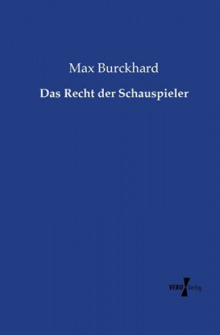 Carte Recht der Schauspieler Max Burckhard