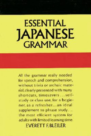 Book Essential Japanese Grammar Everett F. Bleiler