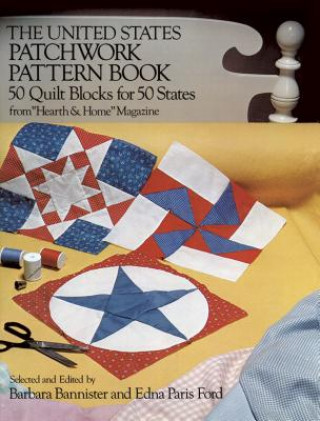 Книга United States Patchwork Pattern Book Barbara Bannister