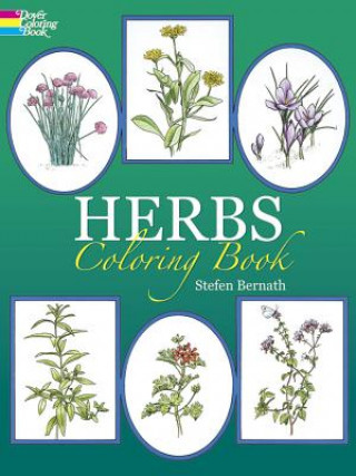 Könyv Herbs Coloring Book Stefen Bernath
