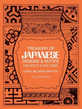 Книга Treasury of Japanese Designs and Motifs for Artists and Craftsmen Carol Grafton