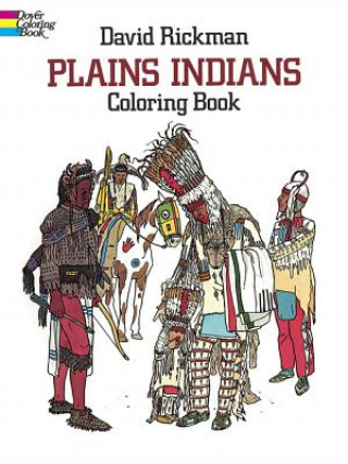 Book Plains Indians Colouring Book David Rickman