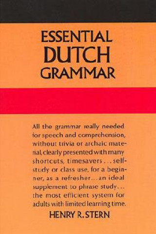 Book Essential Dutch Grammar Henry R. Stern