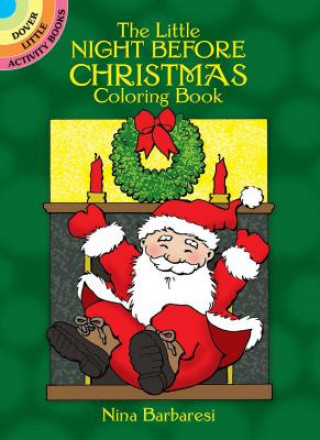 Kniha Little Night Before Christmas Coloring Book Nina Barbaresi