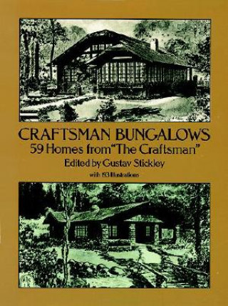 Kniha Craftsman Bungalows Gustav Stickley