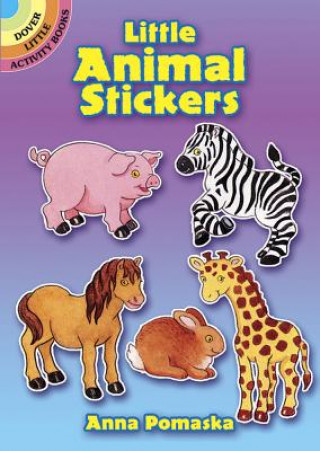 Könyv Little Animal Stickers Anna Pomaska