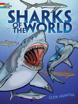 Книга Sharks of the World Coloring Book Llyn Hunter