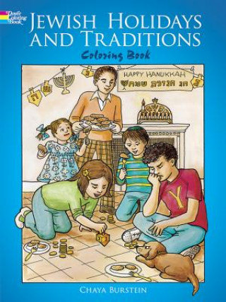 Carte Jewish Holidays and Traditions Colouring Book Chaya M. Burstein