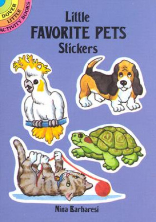 Книга Little Favorite Pets Stickers Nina Barbaresi