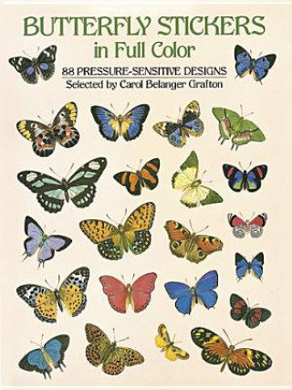 Carte Butterfly Stickers in Full Color Carol Grafton