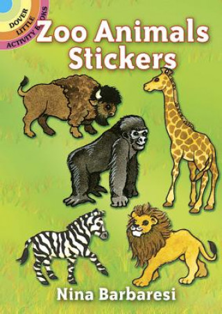 Carte Zoo Animals Stickers Nina Barbaresi