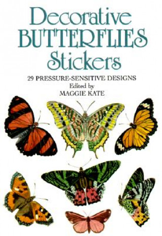 Książka Decorative Butterflies Stickers KATE