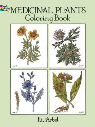 Knjiga Medicinal Plants Coloring Book Ilil Arbel