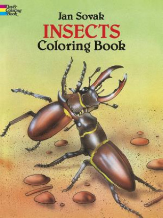 Книга Insects Coloring Book Jan Sovák