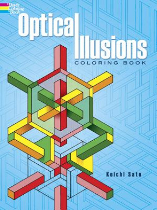 Kniha Optical Illusions Coloring Book Koichi Sato