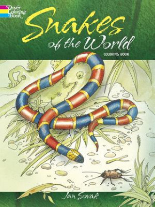 Kniha Snakes of the World Coloring Book Jan Sovák
