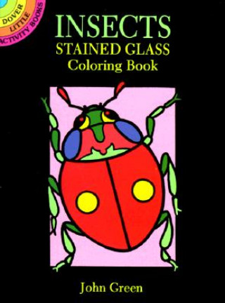 Könyv Insects Stained Glass Colouring Book John Green