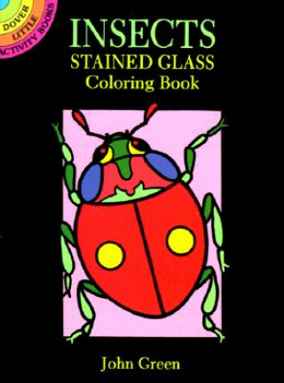 Kniha Insects Stained Glass Colouring Book John Green