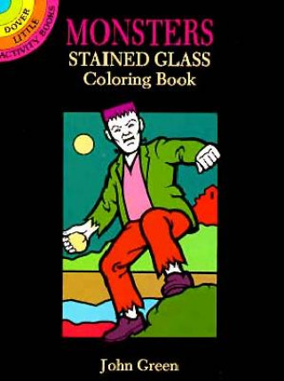 Carte Monsters Stained Glass Colouring Book John Green