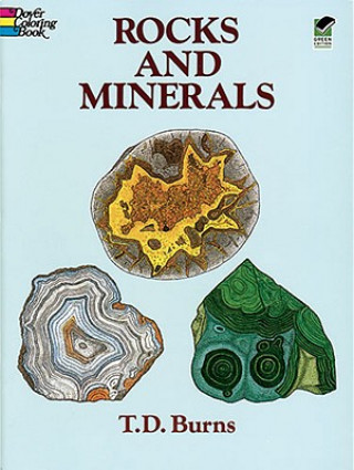 Carte Rocks and Minerals Colouring Book T.D. Burns