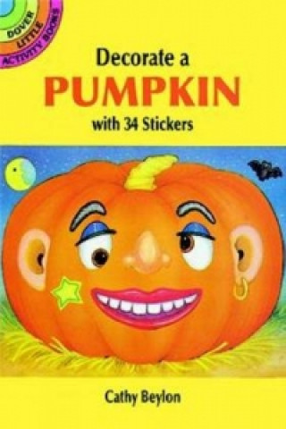 Carte Make Your Own Halloween Pumpkin with 34 Stickers Cathy Beylon