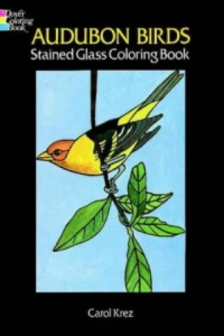 Carte Audubon Birds Stained Glass Coloring Book Carol Krez