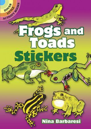 Книга Frogs and Toads Stickers Nina Barbaresi