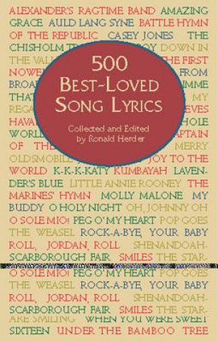 Книга 500 Best-Loved Song Lyrics Herder