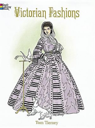 Книга Victorian Fashions Coloring Book Tom Tierney