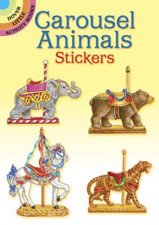 Carte Carousel Animals Stickers Judy Johnson