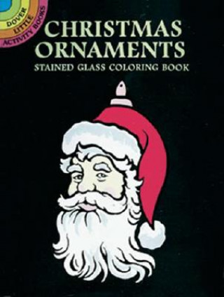 Carte Christmas Ornaments Stained Glass Coloring Book Marty Noble