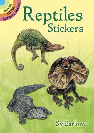 Kniha Reptile Stickers Sy Barlowe