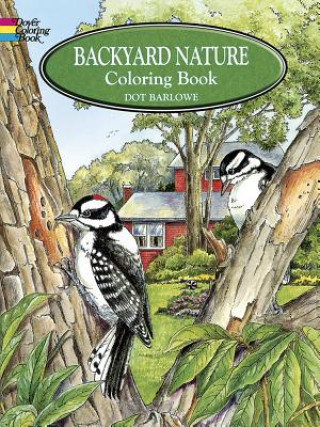 Książka Backyard Nature Colouring Book Dorothea Barlowe