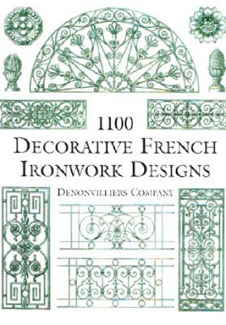Książka 1100 Decorative French Ironwork Designs Denonvilliers Company
