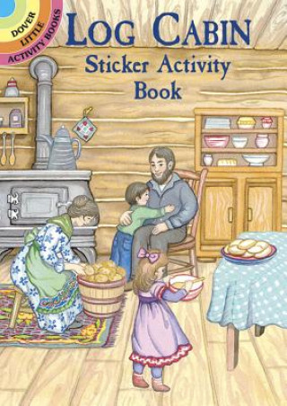 Carte Log Cabin Sticker Activity Book Marty Noble
