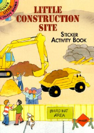 Книга Little Construction Site Sticker Activity Book Cathy Beylon