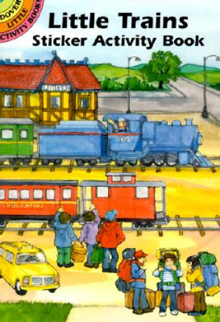 Kniha Little Trains Sticker Activity Book Carolyn Ewing