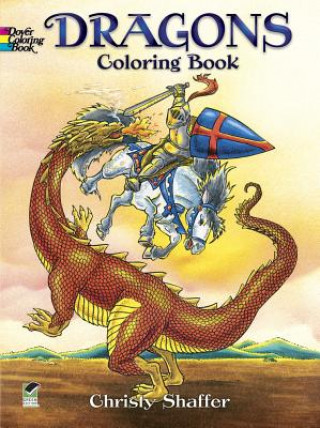 Книга Dragons Coloring Book Christy Shaffer